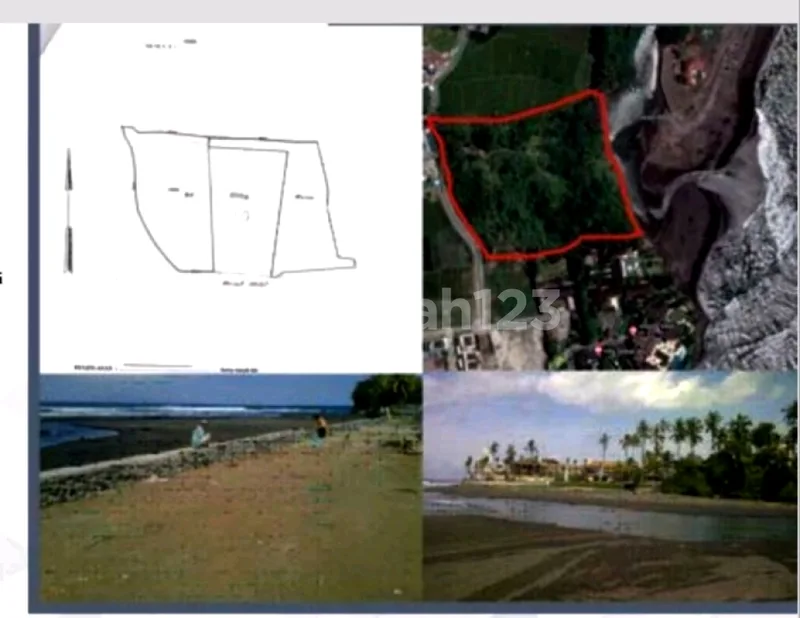 Beach Front 123M Pantai Ketewel Gianyar Bali - Real Estate in Bali
