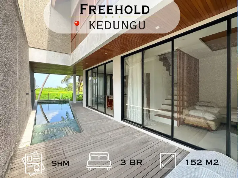 Luxury Villa Near Kedungu Beach, Rice Field & River View - Real Estate in Bali