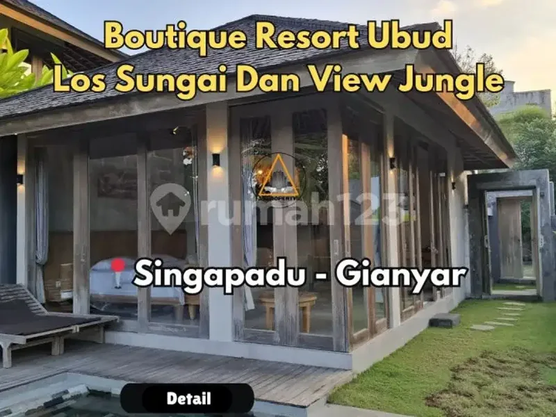 Boutique Resort Ubud Los Sungai Dan Jungle View - Real Estate in Bali