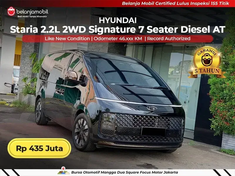 [GARANSI 5TH  Hyundai Staria 2.2L 2WD Signature 7 Seat 2020/2021/2022 - Vehicles in Bali