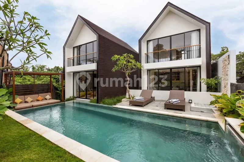 Exclusive 2-In-1 Scandinavian Mezzanine Beachside Villa Complex In Pering Gianyar | 2-Min Walk To The Beach - Real Estate in Bali