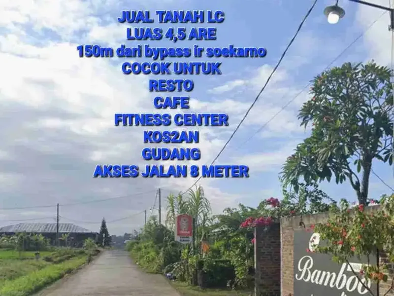 DIJUAL TANAH LC 4,5 are kawasan kuliner kediri tabanan - Bali in Bali