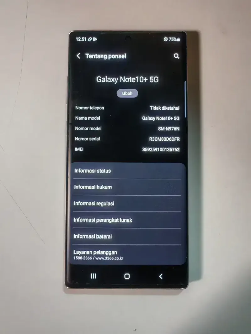 Samsung Galaxy Note 10+ 12/256GB Fullset – WiFi Only - Electronics in Bali