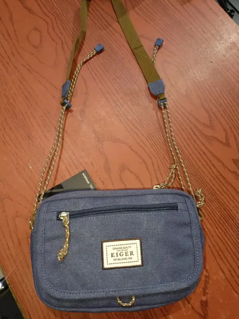 Tas Selempang Eiger Canvas Sling Pouch 100% Original Uk 2.5L 22x5x14cm - Fashion in Bali