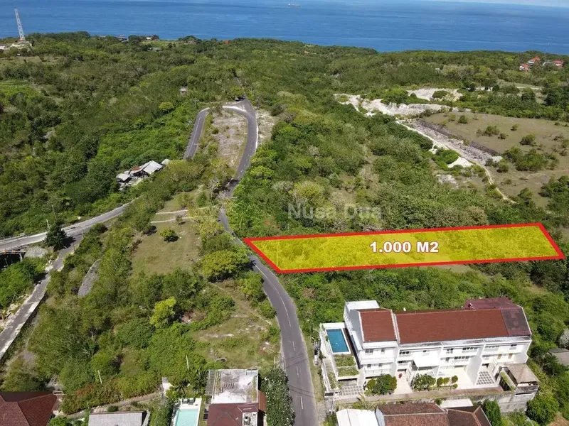 Dijual Tanah Ocean View di Jalan Bali Cliff, Ungasan Harga MURAH BANGET - Real Estate in Bali