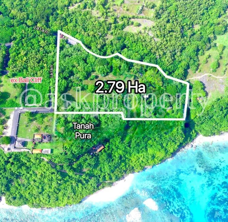 Dijual Tanah Pinggir Tebing Ocean View Pantai Melasti Bali - Bali in Bali