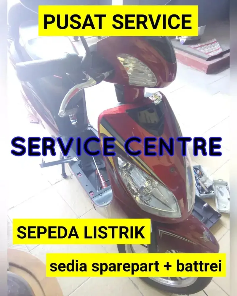 Sepeda Listrik Sparepart Battrei Ready - Vehicles in Bali