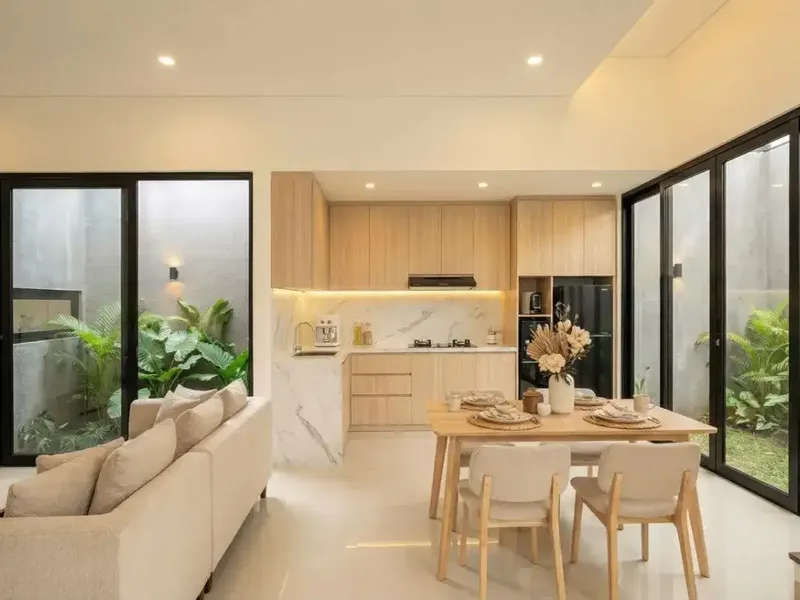 HUNIAN MODERN MINIMALIS SUPER BAGUS 3BR KAWASAN PUSAT KOTA RENON - Real Estate in Bali
