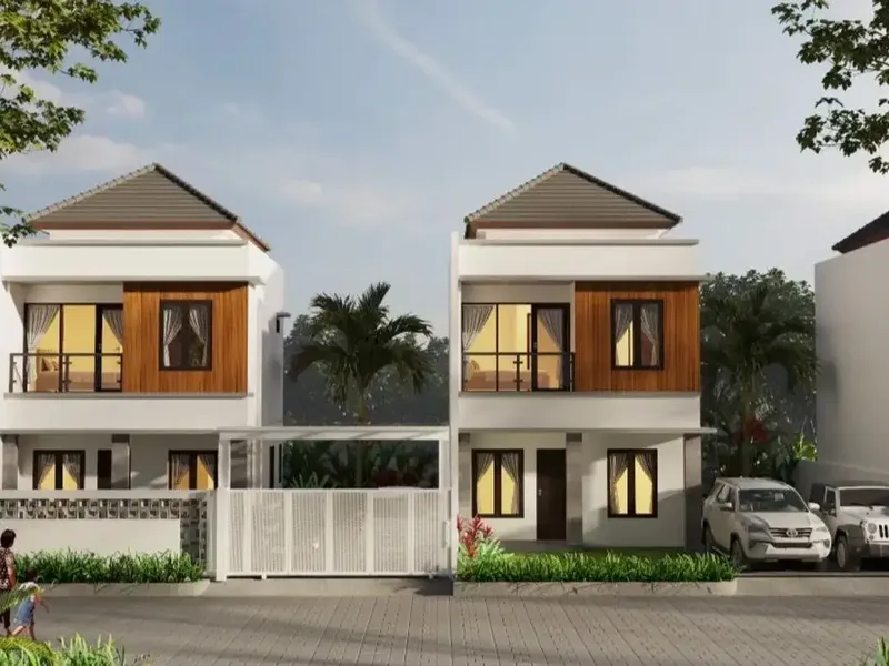 rumah baru 2 lantai di jimbaran,free pajak,balik nama,pagar - Real Estate in Bali