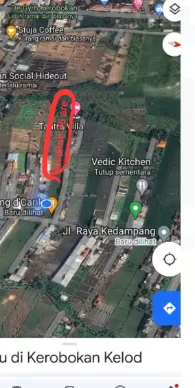 Tanah Kavling Kawasan Villa dan Restoran di Kerobokan - Real Estate in Bali