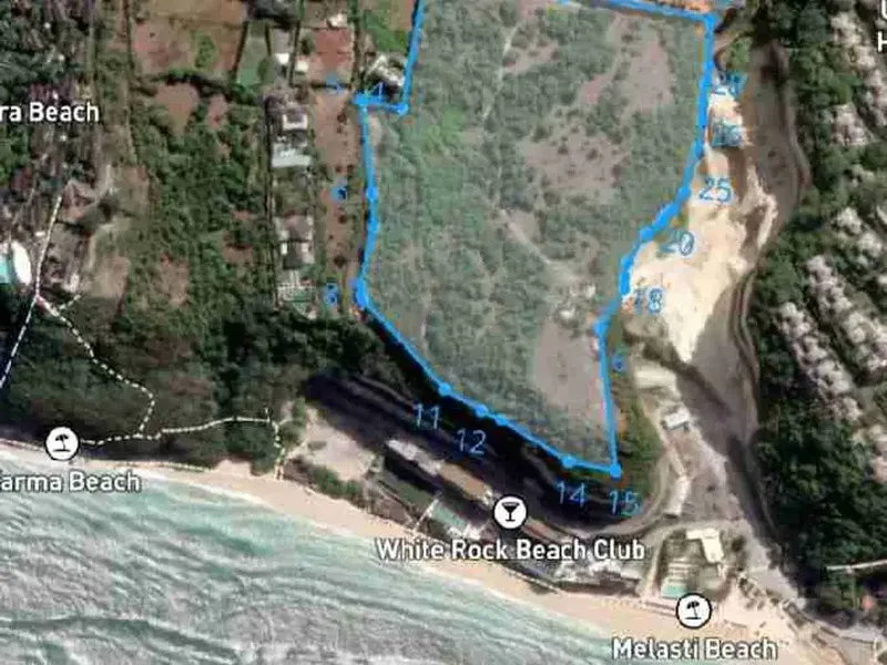 LAND FOR SALE  PRIME CLIFFFRONT SEA VIEW IN UNGASAN DI SEWAKAN LOSS TEBING UNGASAN BALI - Real Estate in Bali