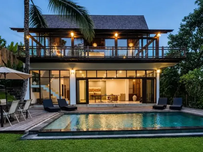 LEASEHOLD DAN SEWA NEW RIVERSIDE VILLA 4 KAMAR DI BUWIT - NYANYI BEACH TABANAN - Bali in Bali