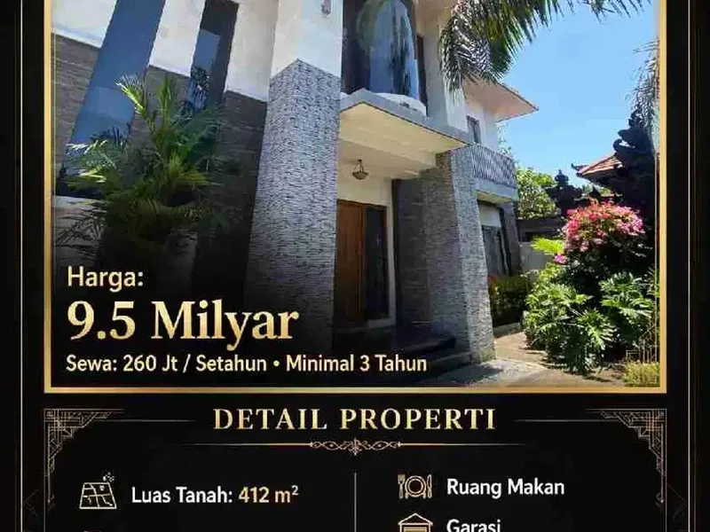 jual sewa rumah 4 are di jln utama jayagiri renon Denpasar - Real Estate in Bali