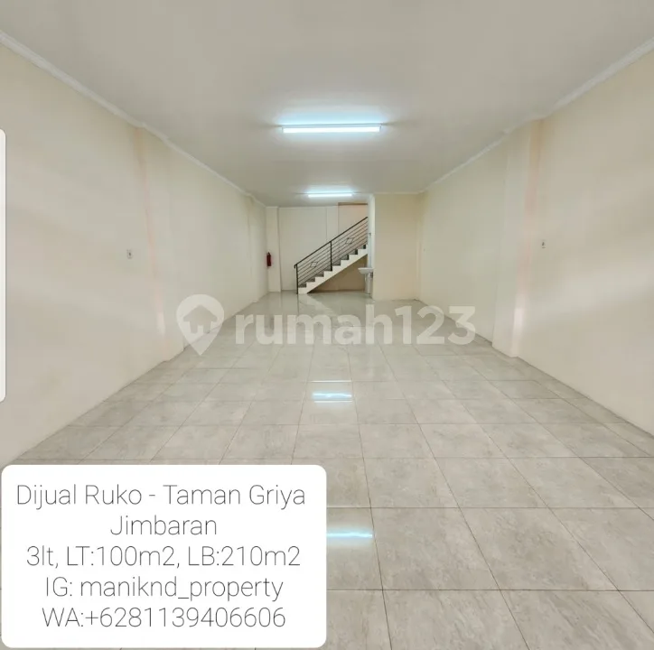 Jual Ruko 3 LT Jl. Utama Taman Griya, Jimbaran - Real Estate in Bali