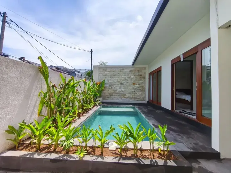 Dijual atau Disewakan Bulanan Villa Baru Modern 2 Lantai Lokasi Strategis di Taman Griya, Jimbaran. - Real Estate in Bali