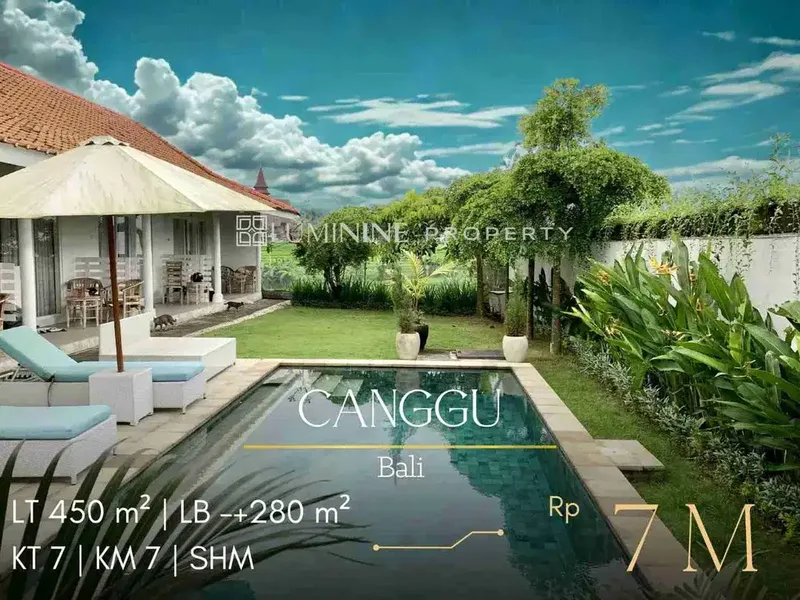 DIJUAL GUEST HOUSE LOKASI STRATEGIS DI CANGGU, BALI - Real Estate in Bali