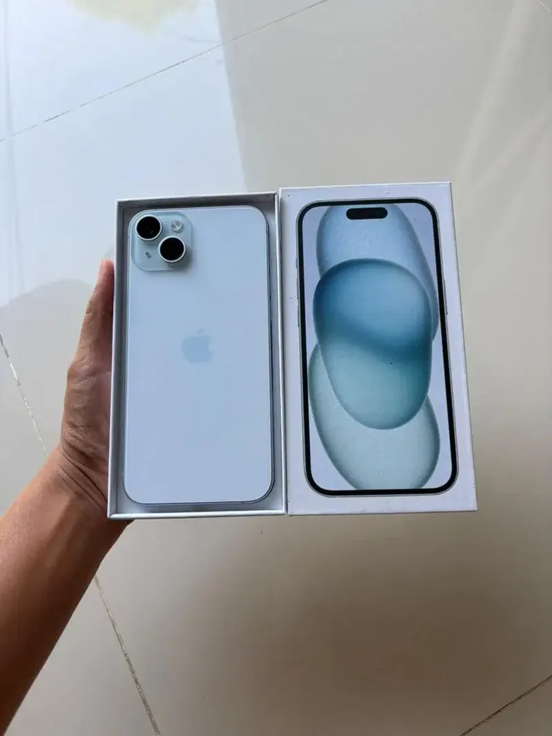iPhone 15 Plus Blue 128GB inter - Electronics in Bali
