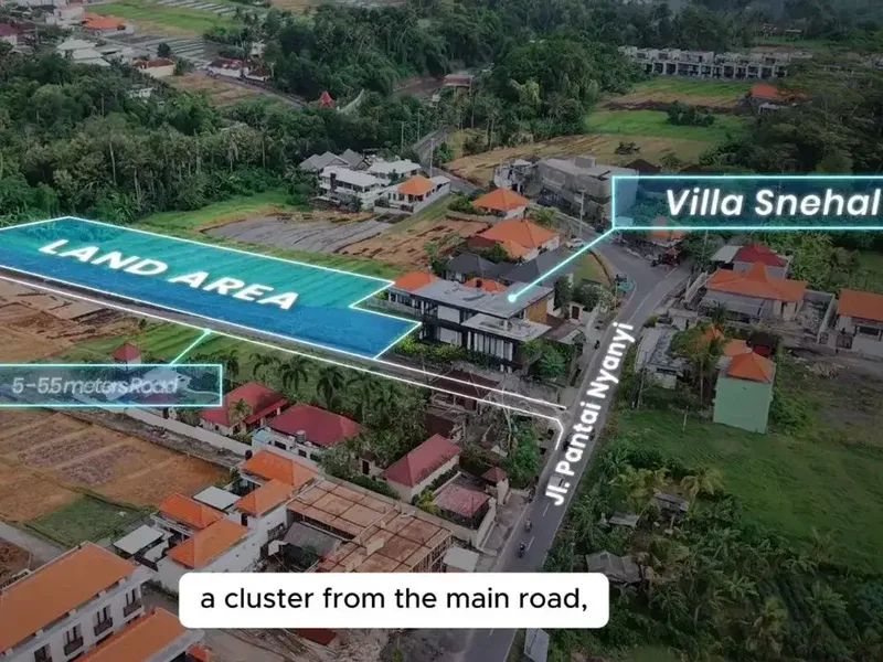 Kavling di Pantai Nyanyi Luasan 300m2 ( 3are )  , 5 menit ke pantai - Bali in Bali