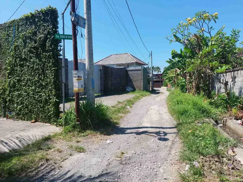 For Rent Tanah Hook 3Are Gemitir Biaung Dkt Dyatmika School Jl4,5Mtr - Real Estate in Bali