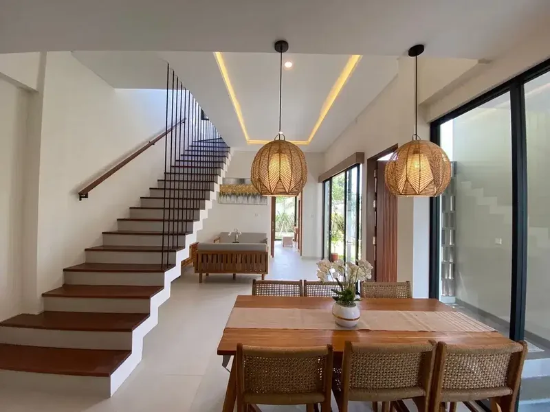 Villa dengan Pemandangan Gwk yang Dilengkapi Perabotan Lengkap di Jimbaran - Real Estate in Bali