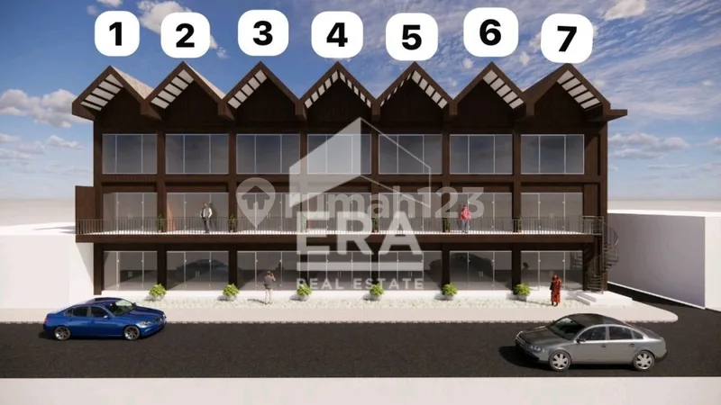 Ruko Gandeng 7 Strategis Jl Pantai Batu Bolong Kuta Badung - Real Estate in Bali