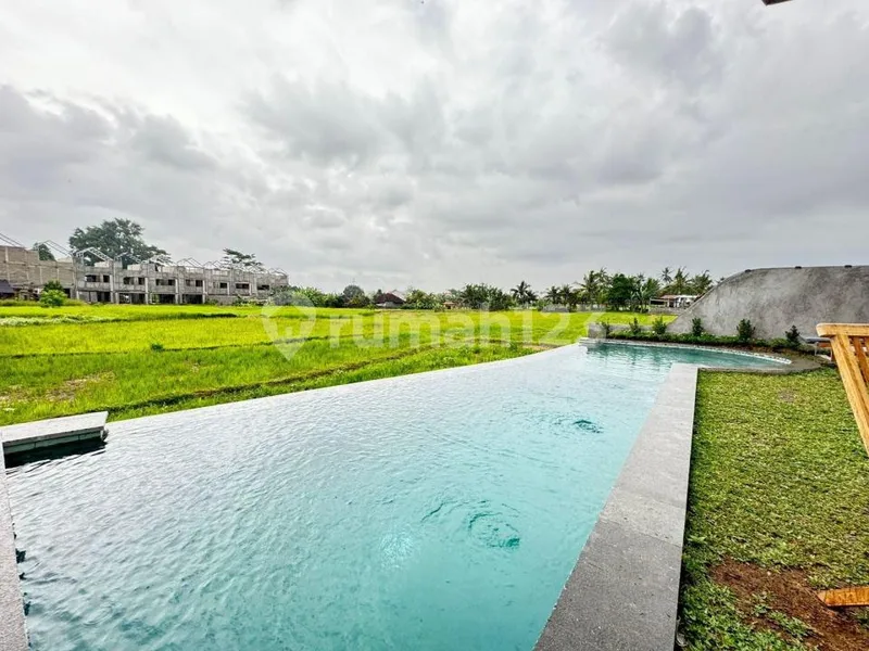 Villa Mewah Furnished Kolam Renang View Sawah Sunset Lodtunduh - Real Estate in Bali
