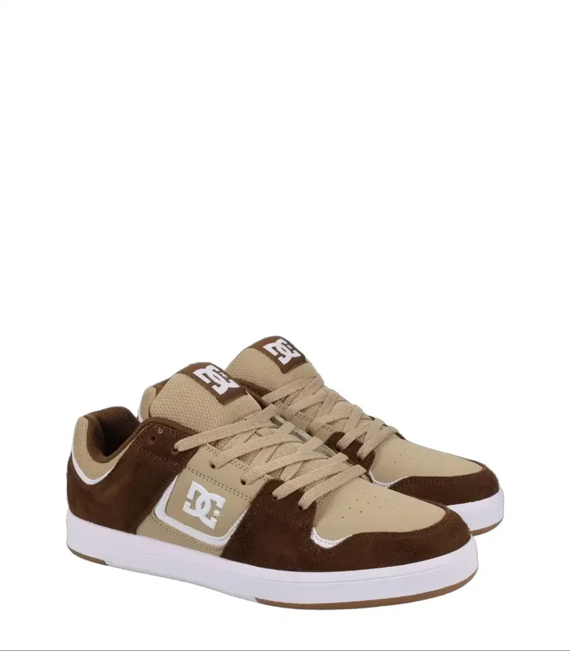 Sepatu DC Cure Brown White Original - Fashion in Bali