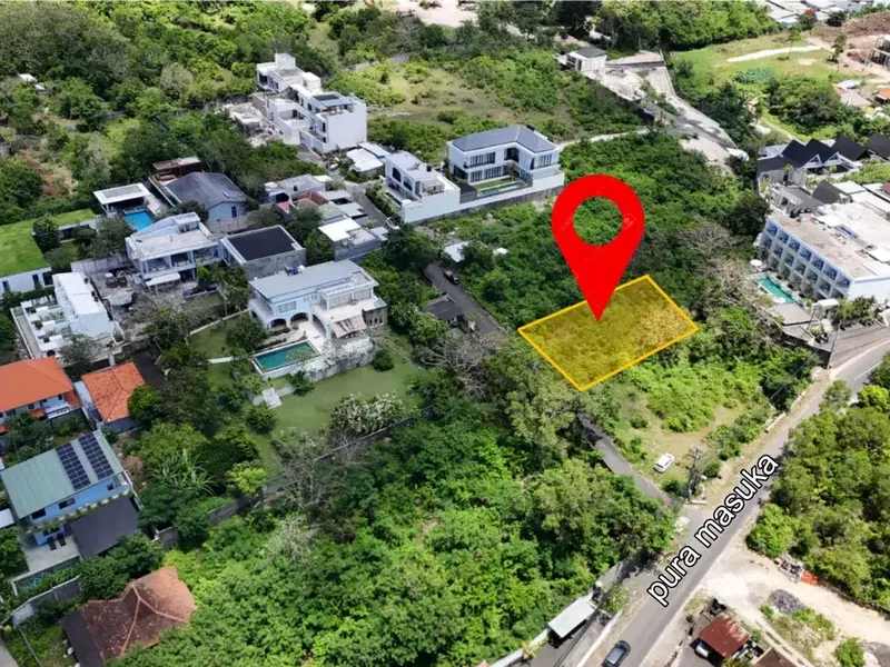 Tanah View Laut Lantai 2 Pura Masuka Ungasan Bali - Real Estate in Bali