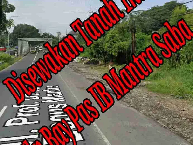 Disewakan Tanah 1ha di pinggir Jln Bay Pas IB Mantra Pering/Saba Gianyar Bali - Real Estate in Bali