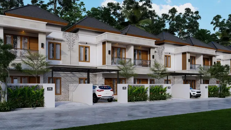 HUNIAN 3 BR ONE GATE CLUSTER KAWASAN TERBAIK DI AREA JIMBARAN - Real Estate in Bali