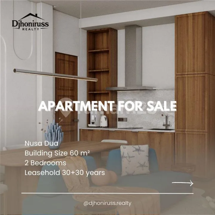 Apartemen 2 Bedrooms In Nusa Dua, Bali - Real Estate in Bali
