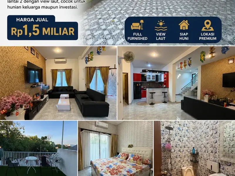 Rumah 2 Lantai Full Furnished dengan View Laut di Nusa Dua – Siap Huni - Bali in Bali