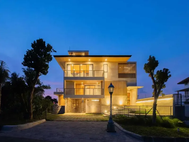 VILLA FOR SALE WITH SUNSET, OCEAN & GOLF VIEW - Real Estate in Bali