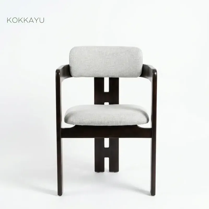 Kursi Cafe Aesthetic Japandi Makan Restoran Kayu Jati - Home & Garden in Bali