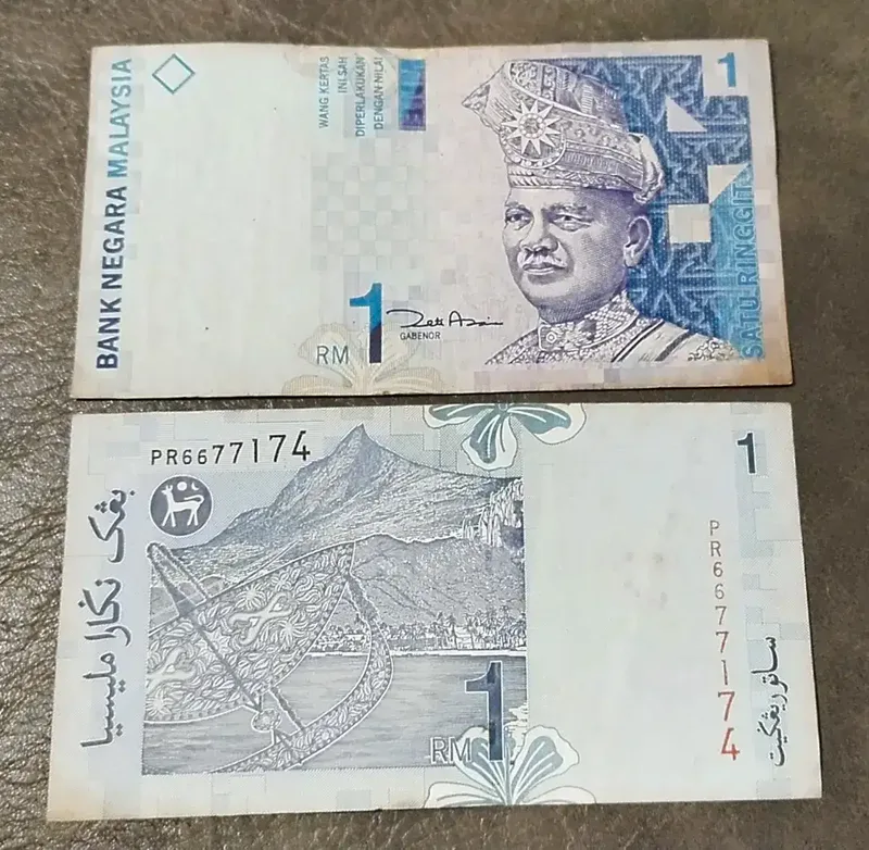 DIJUAL uang kertas Jadul 1 Ringgit Malaysia - Hobbies & Sports in Bali