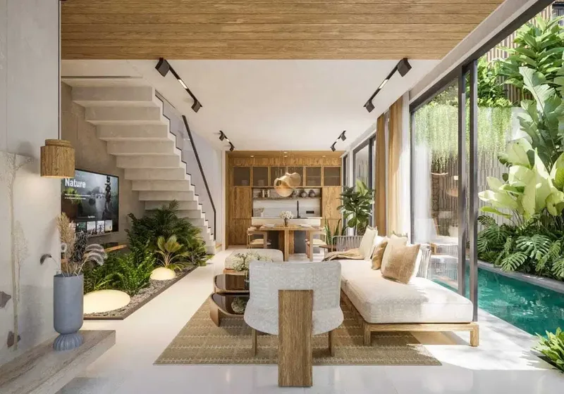 VILLA BEST INVESTMENT LOCATION PRIME 2 BR AREA JIMBARAN KEDONGANAN - Real Estate in Bali
