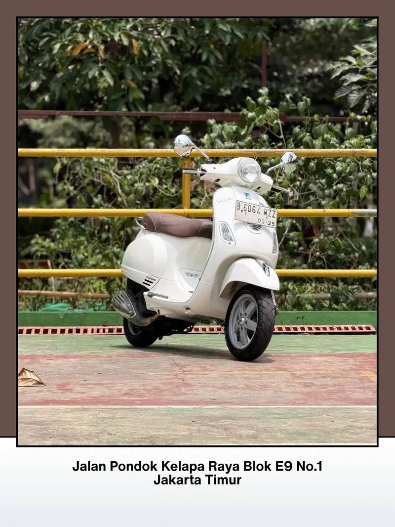TERMURAH PIAGGIO VESPA LX150 3V IE TAHUN 2013 WARNA WHITE INNOCENZA - Vehicles in Bali