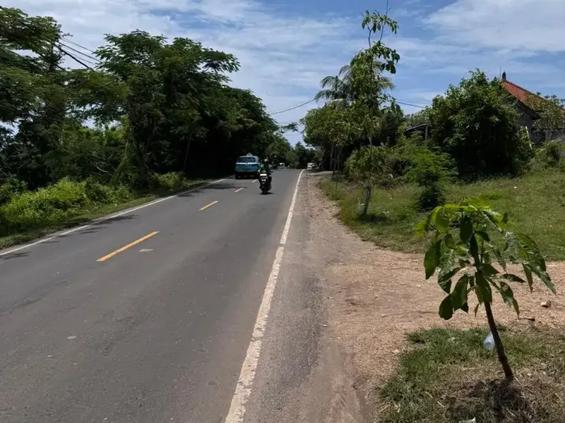 TANAH STRATEGIS PINGGIR JALAN UTAMA ULUWATU PECATU - Bali in Bali