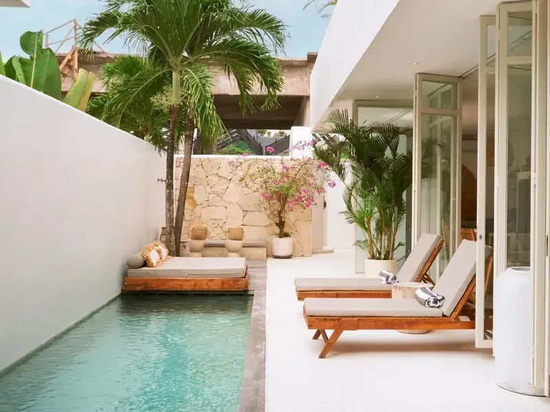 Leasehold - Stylish 3-Bedroom Villa Near L'Osteria Canggu, Bali - Real Estate in Bali