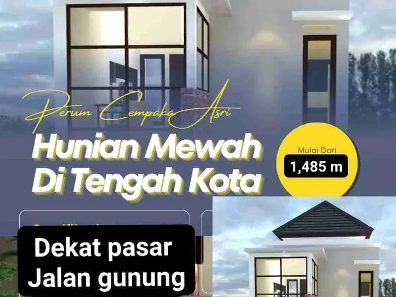 TERSEDIA 3 UNIT RUMAH LANTAI II  SEDANG DALAM PROSES PENGERJAAN. TERIMA FINISHING RUMAH READY BARU DI JALAN GUNUNG ANDAKASA GATSU BARAT DENPASAR - Bali in Bali