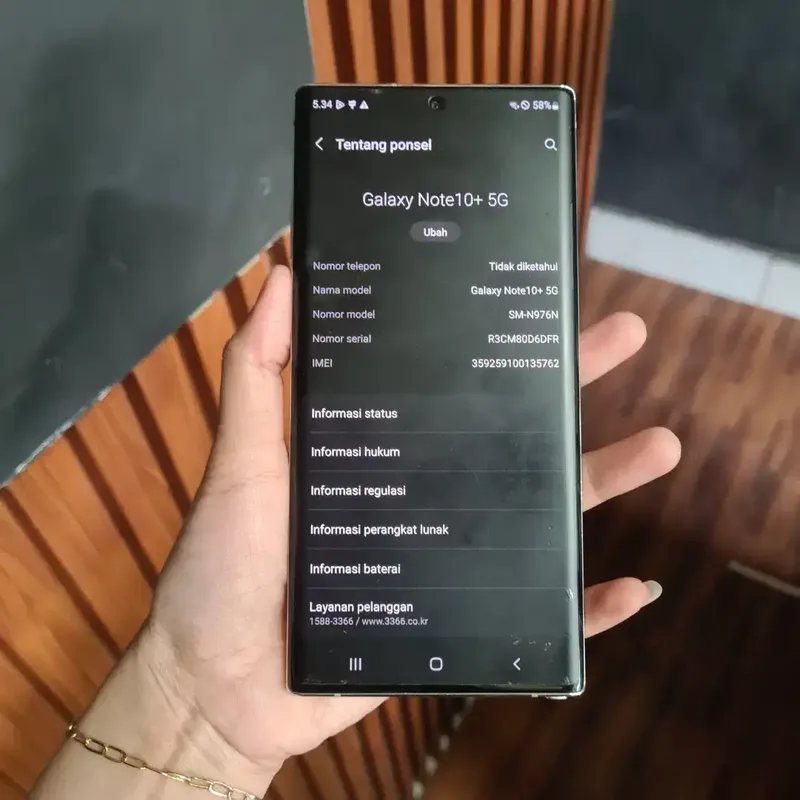 Samsung Galaxy Note 10+ 5G 12/256GB WiFi Only Fullset - Electronics in Bali