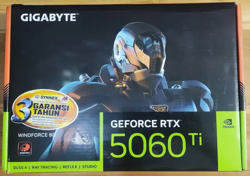 RTX 5060 Ti, WINDFORCE 8 GB, NEW, SEGEL - Electronics in Bali