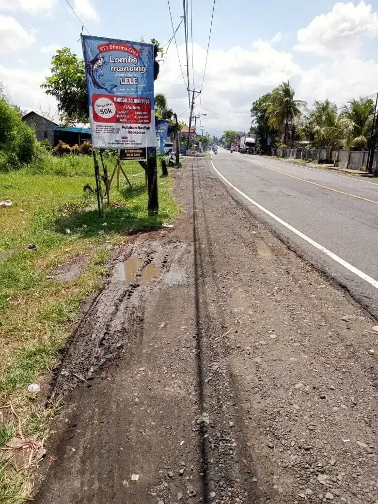 DIJUAL TANAH DI TABANAN KERAMBITAN JALAN RAYA DENPASAR -GILIMANUK TABANAN BALI - Real Estate in Bali