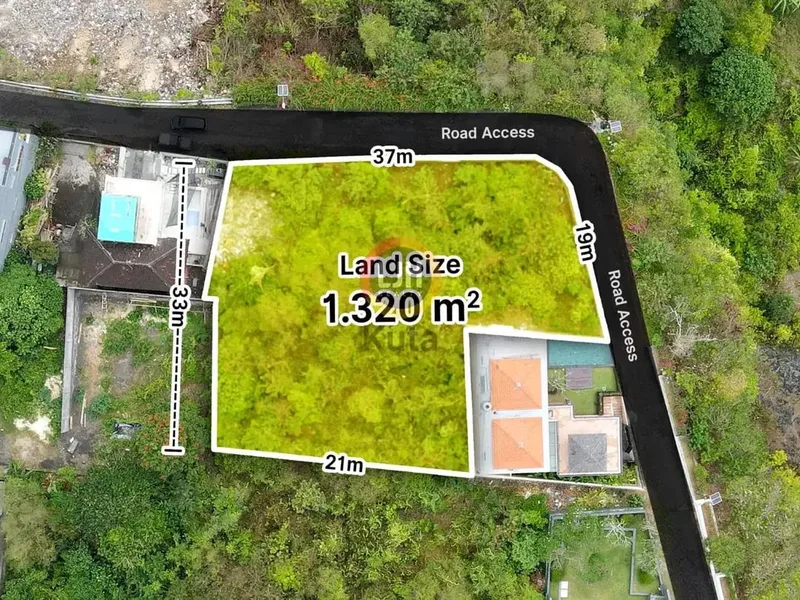Prime Land For Sale With Ocean View In Jimbaran, Close To Jimbaran Beach And Four Seasons Resort Bali - Bali in Bali