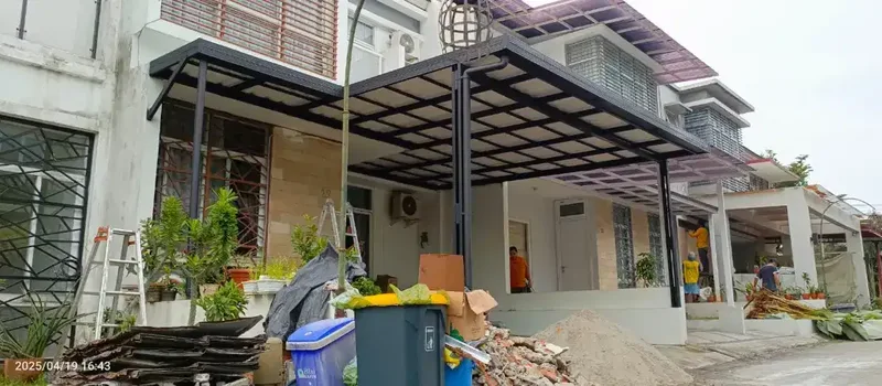 Kanopi talang dalam Baja ringan terpasang rapi - Home & Garden in Bali