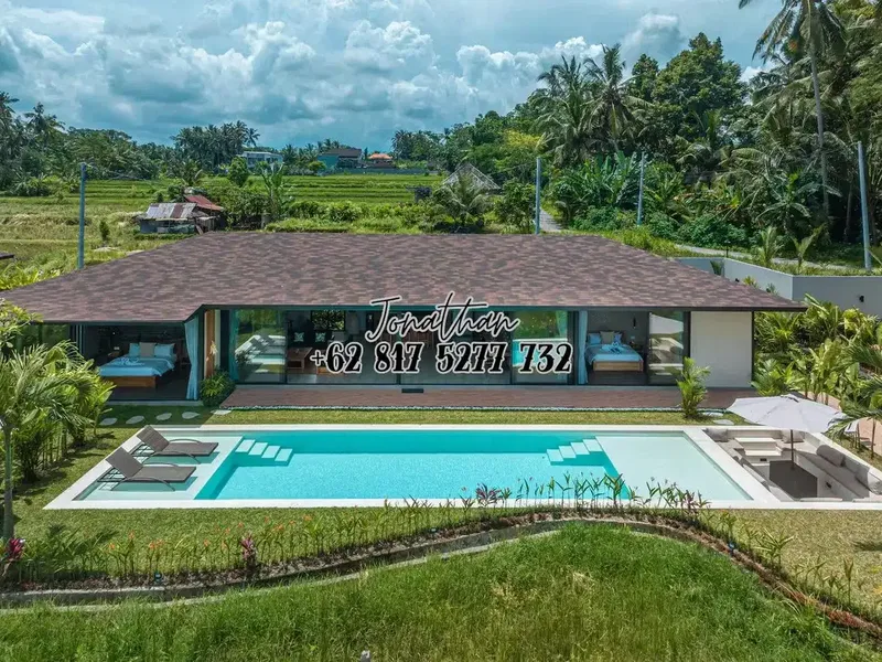 Dijual Villa Eksklusif Leasehold View Sawah di Pejeng Ubud - Bali in Bali