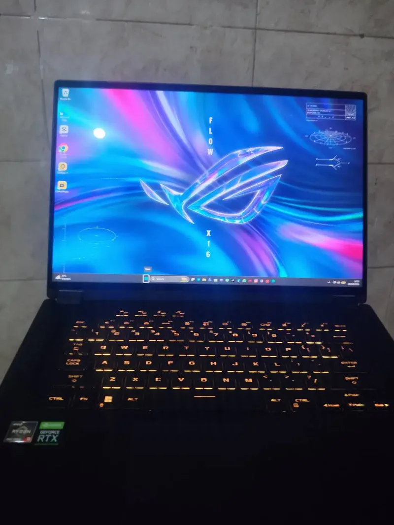 Laptop Gaming ASUS ROG Flow X16 Ryzen 9 6900HS RTX 3070Ti Mulus Second - Electronics in Bali