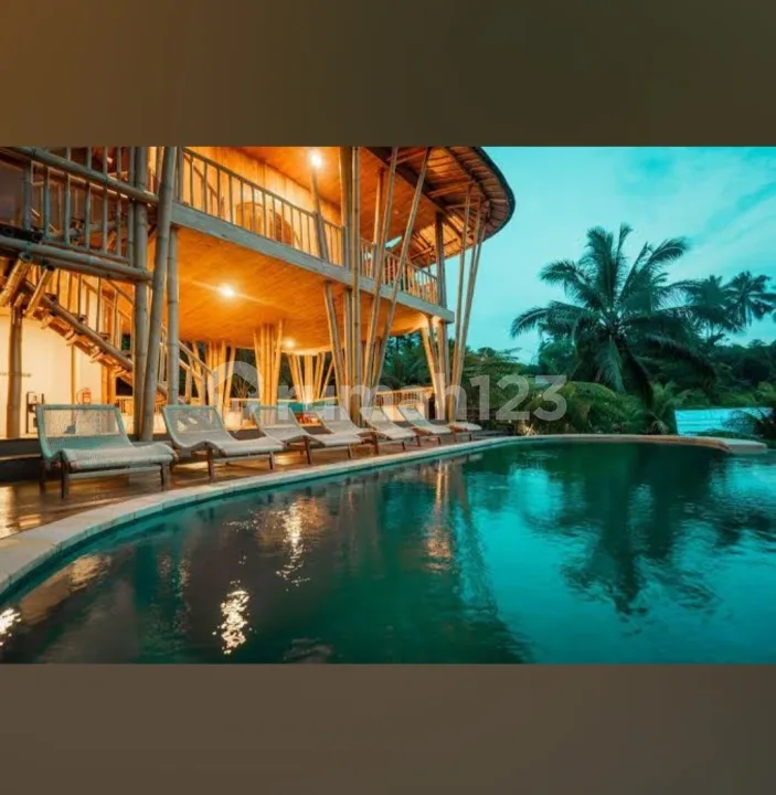 Jual Villa Retreat View Sawah dan Sungai - Real Estate in Bali
