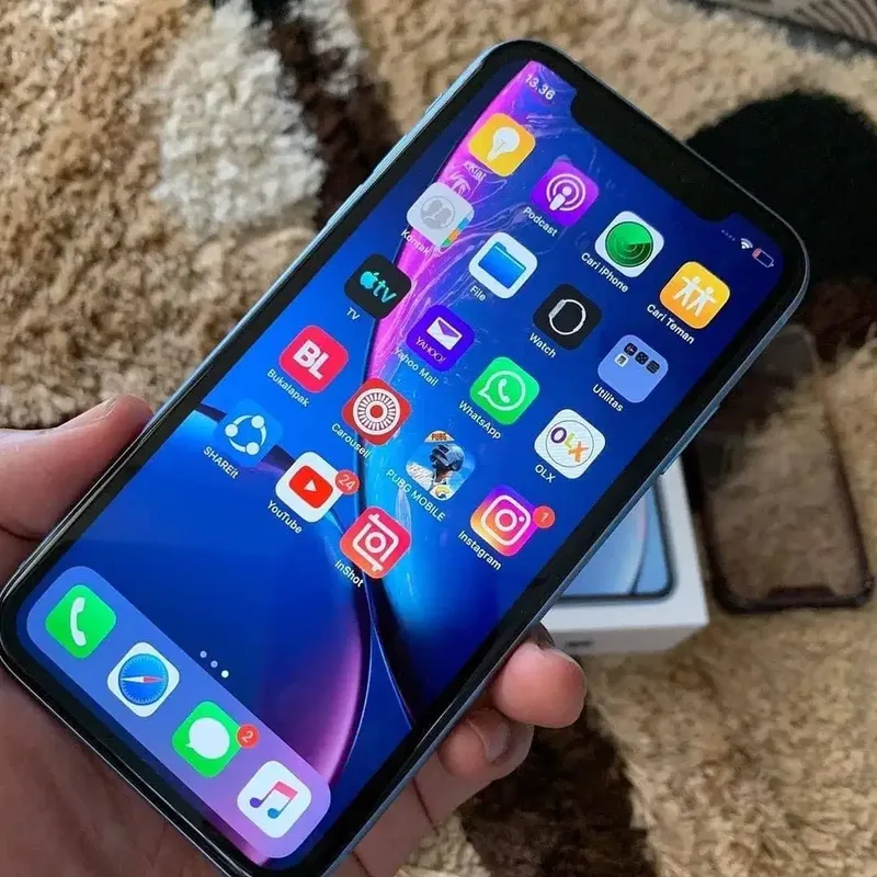 Iphone XR 128GB fulset Dual Sim kondisi mulus tt oke - Electronics in Bali