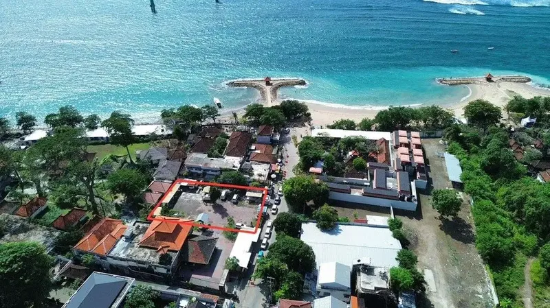 1,000 sqm land with walking distance to the for sale in Sanur - Real Estate in Bali